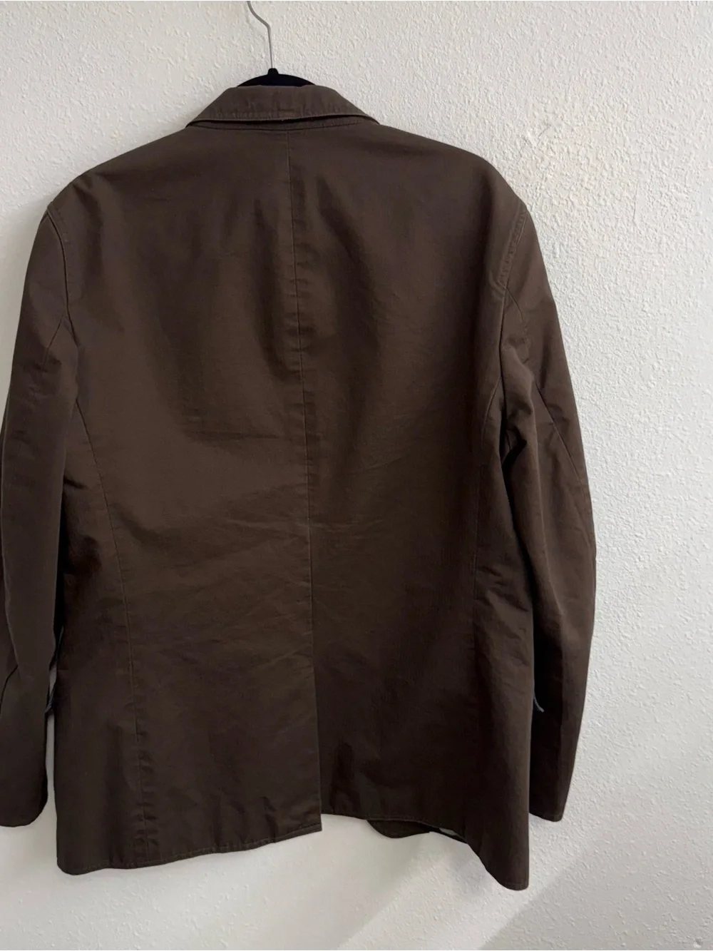 INC International Concepts Brown Blazer with Light Blue Satin Lining
